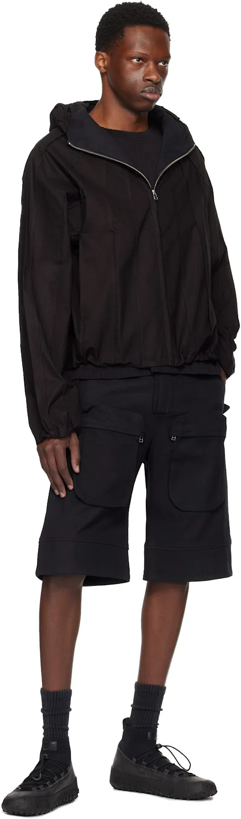 LEMAIRE Black Vibram Wrap On Sneakers