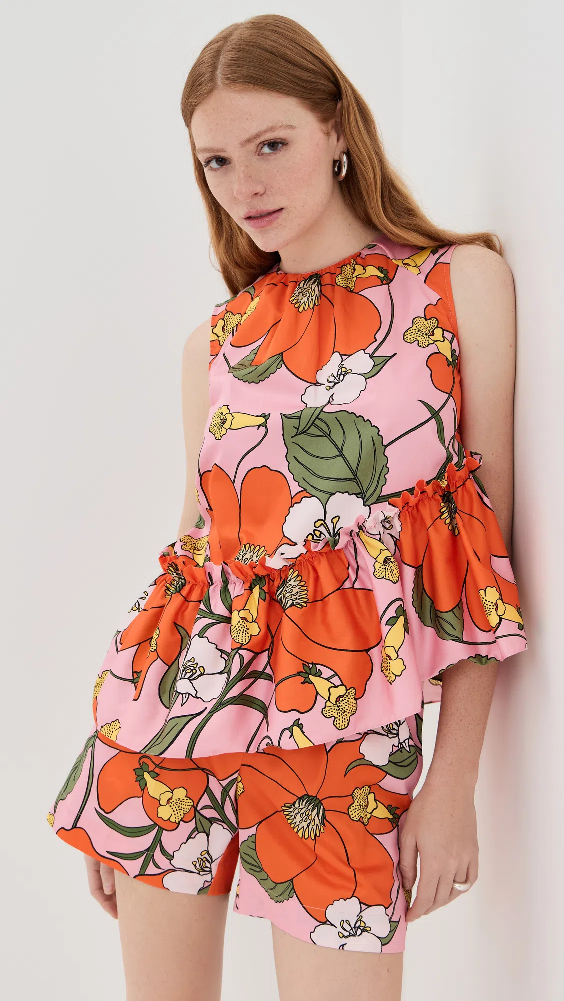 TORY BURCH Virginia Nylon Cylinder Bag Snow White