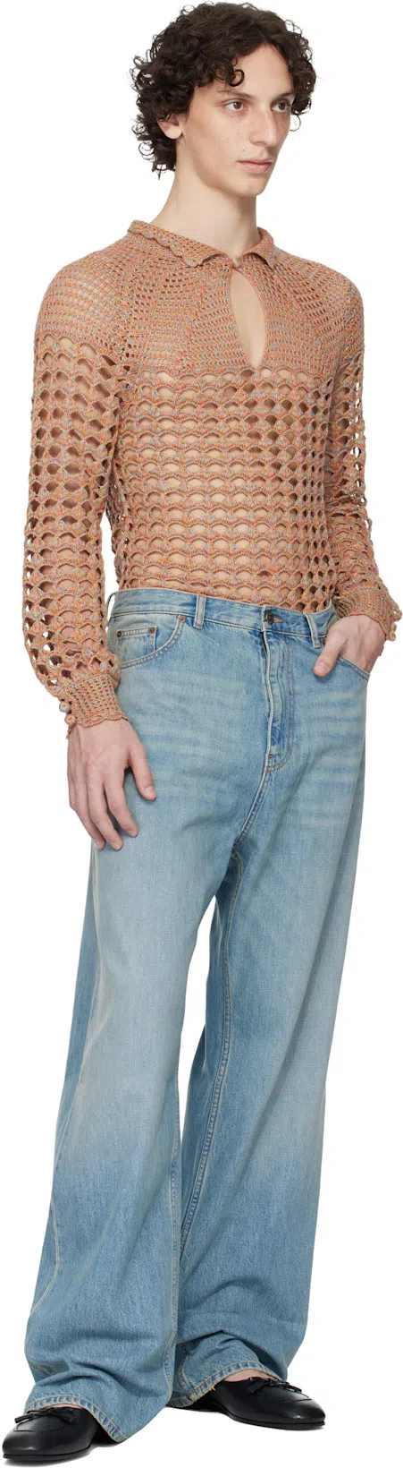 VALENTINO Jeans With Belt Loops In Blue