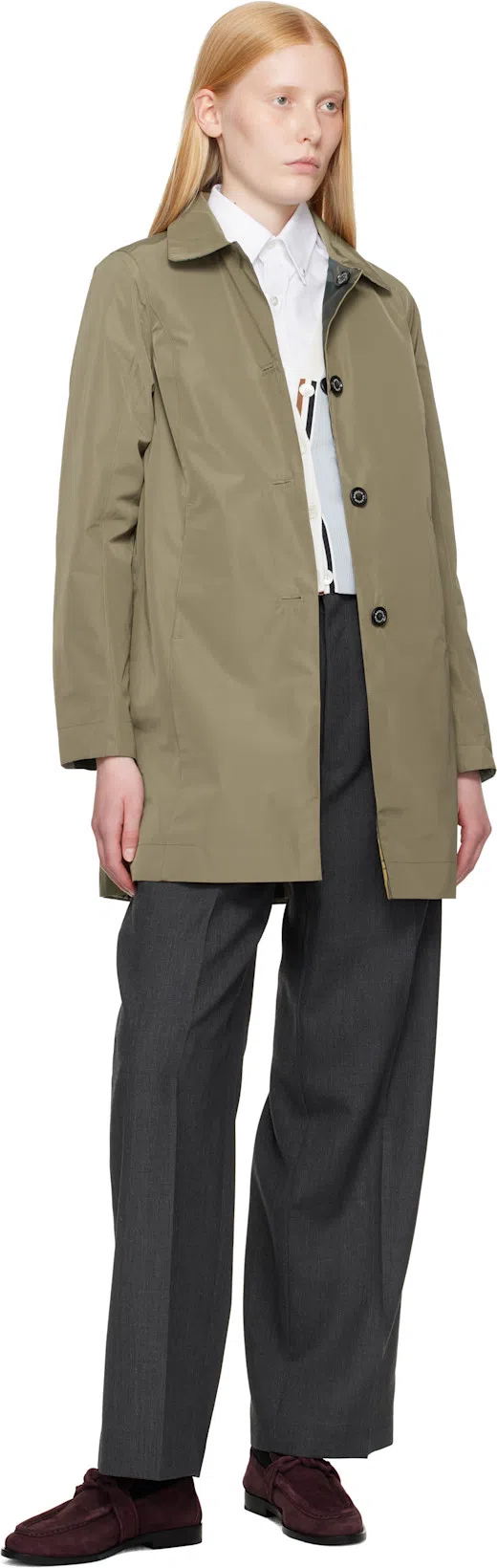 BOTTEGA VENETA Mocassin Astaire In 2241 Dark Barolo