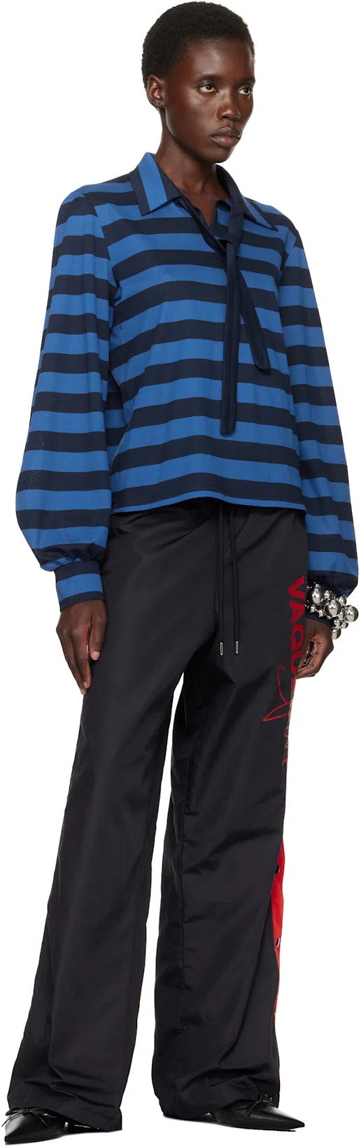 MM6 MAISON MARGIELA Black Oil Sandal Mules