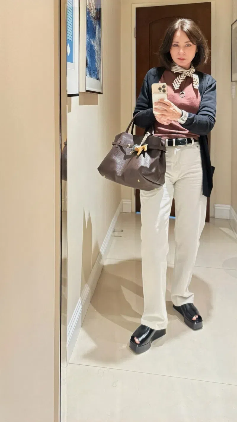 KHAITE The Benny Leather Belt In Black