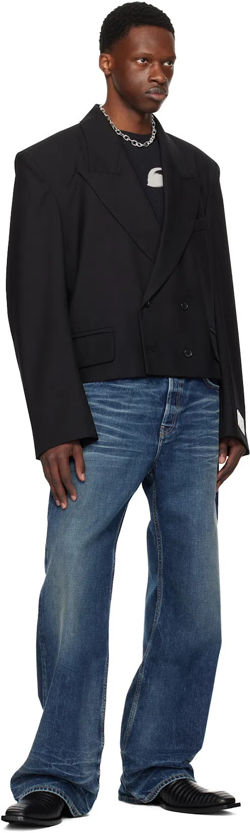 ANN DEMEULEMEESTER Smokey Eyes Vest In Multicolor