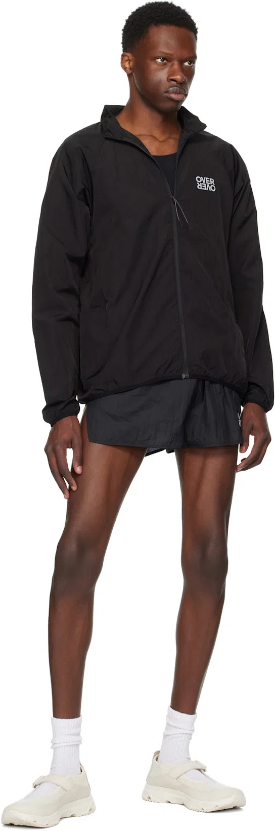 OVER OVER Black Race Tank Top