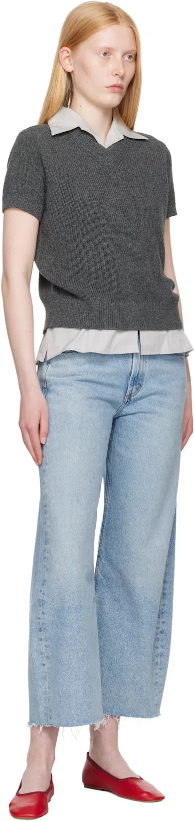 AGOLDE Low Curve Rigid Mid-rise Tapered Jeans In Force