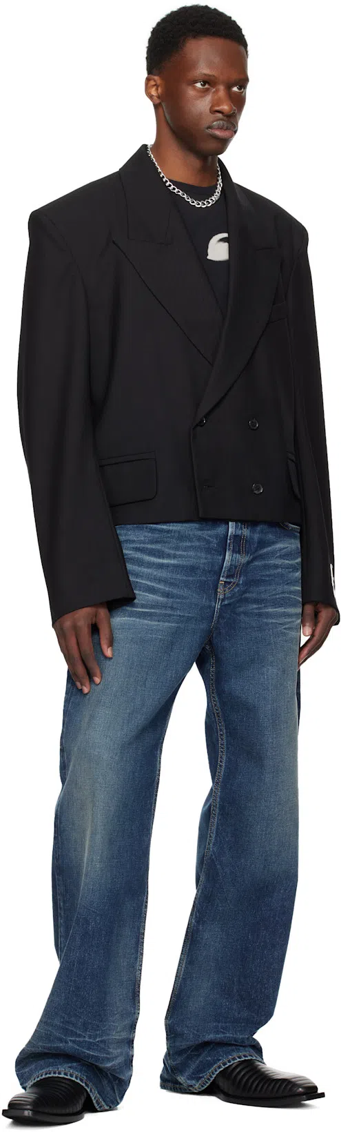 ANN DEMEULEMEESTER Smokey Eyes Vest In Multicolor