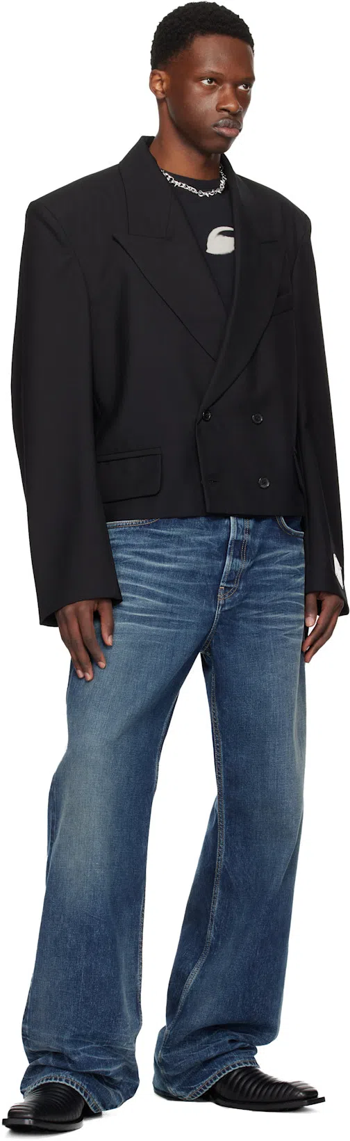 ANN DEMEULEMEESTER Smokey Eyes Vest In Multicolor