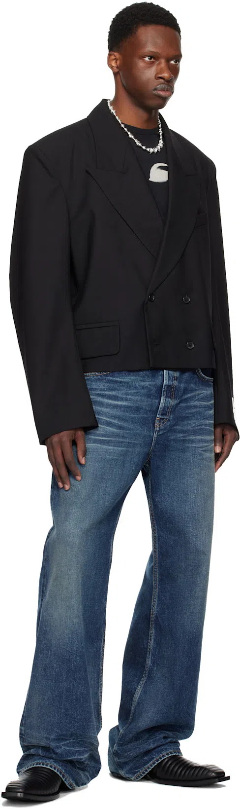 ANN DEMEULEMEESTER Smokey Eyes Vest In Multicolor