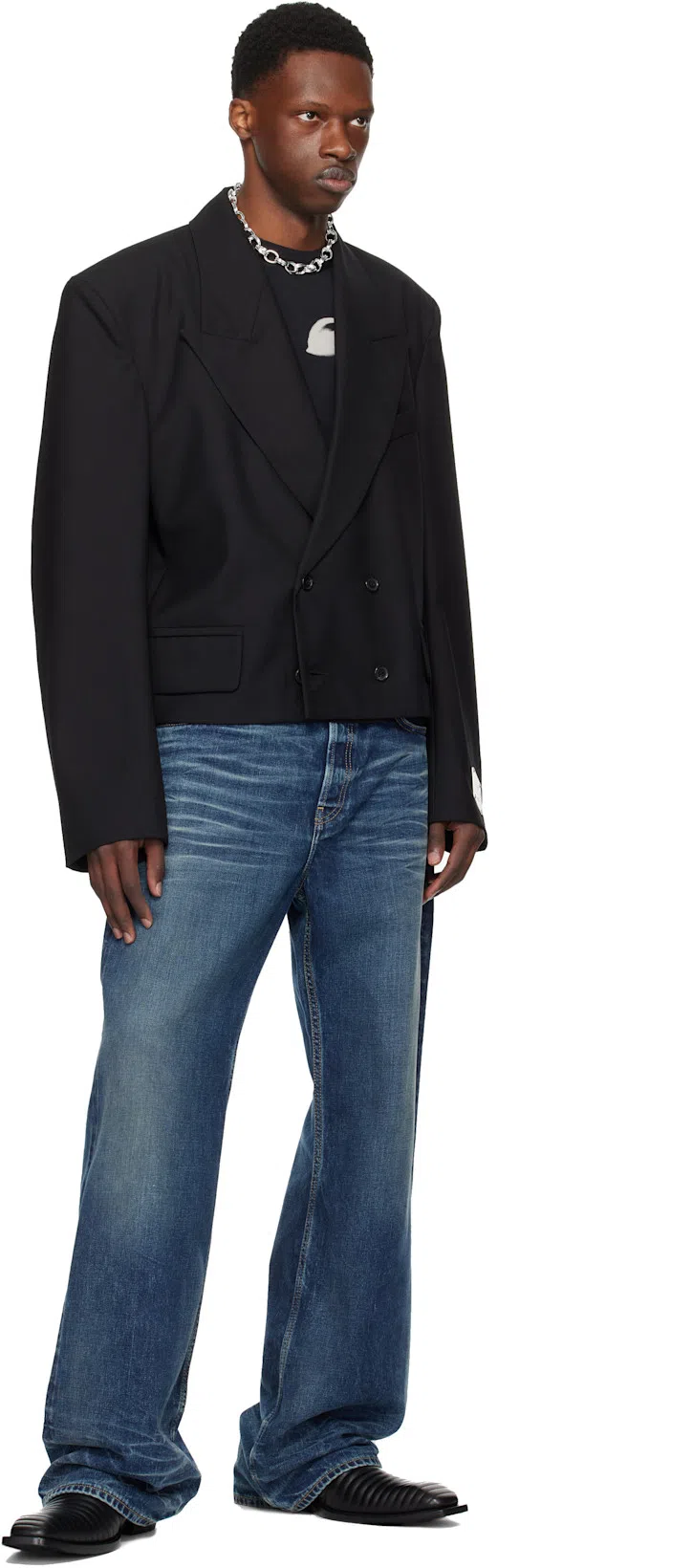 ANN DEMEULEMEESTER Smokey Eyes Vest In Multicolor