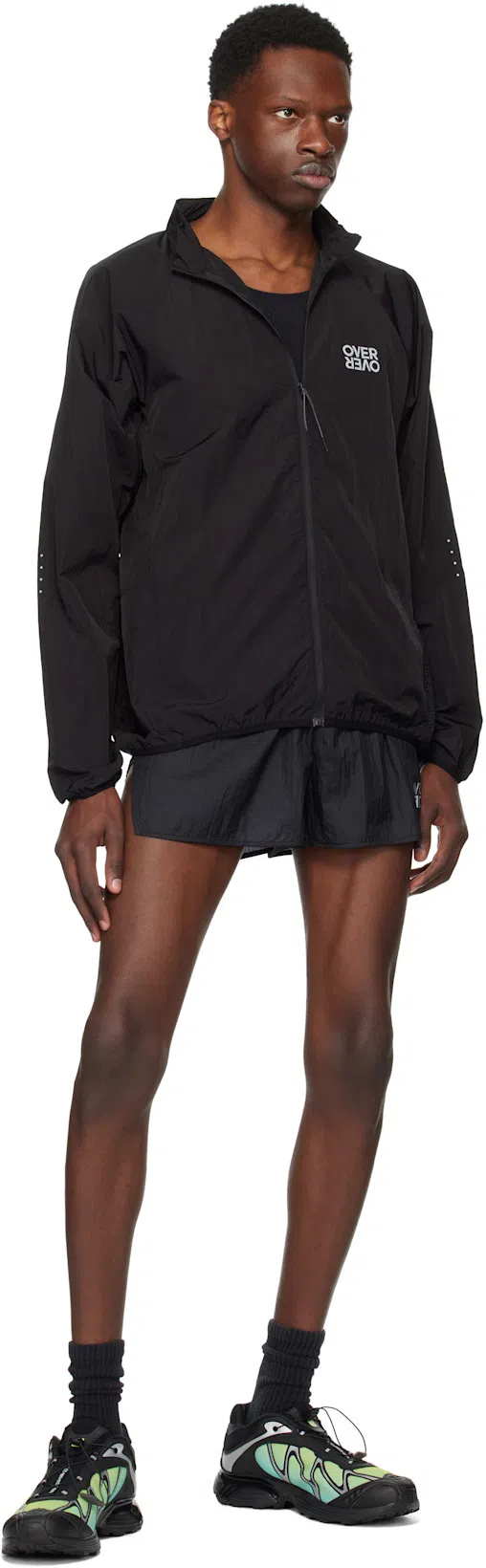 OVER OVER Black Race Tank Top