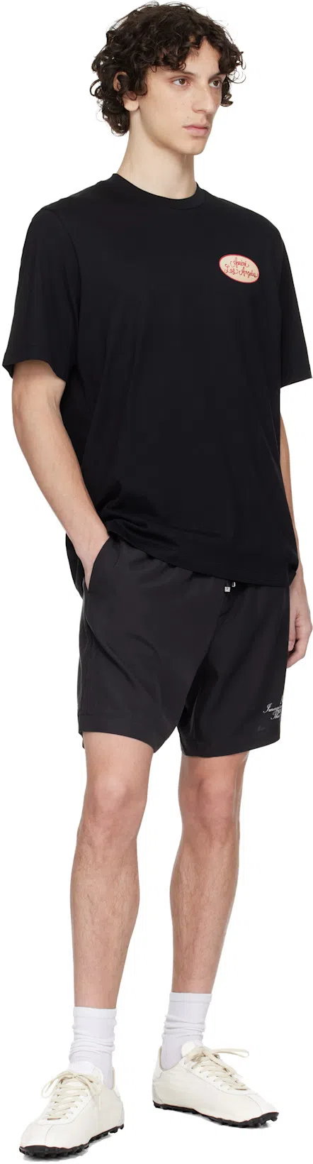 AMIRI Men's Station Patch T-shirt In Black