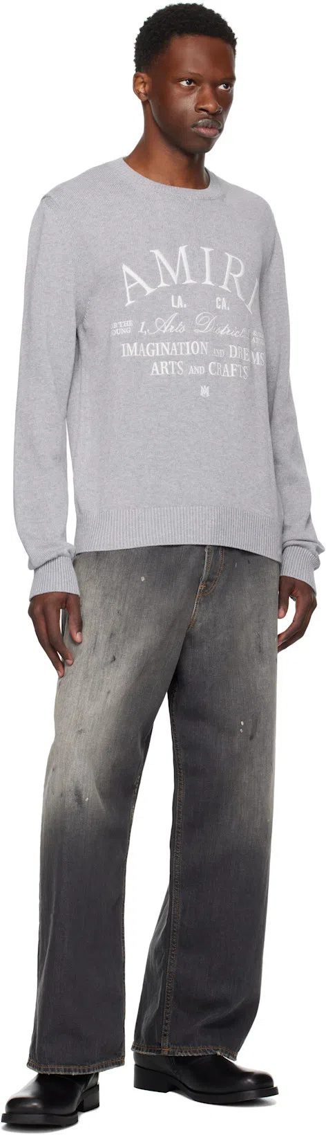 ACNE STUDIOS Black Super Baggy Fit 2023 Jeans