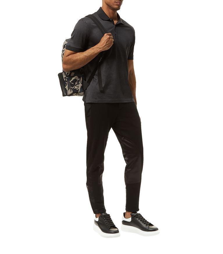 ALEXANDER MCQUEEN Oversized Sneakers In Black And White Leather