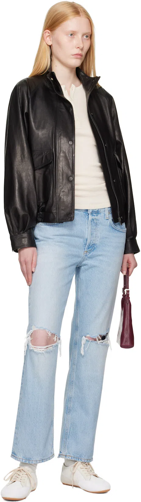 THE ROW Bonnie Suede Mesh Sneakers In White