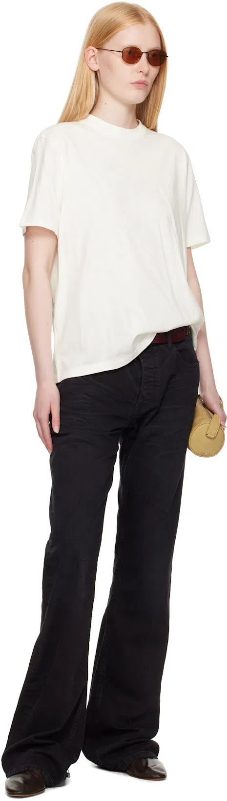 THE ROW Nobilis Chunky Leather Ankle Boots In Brown