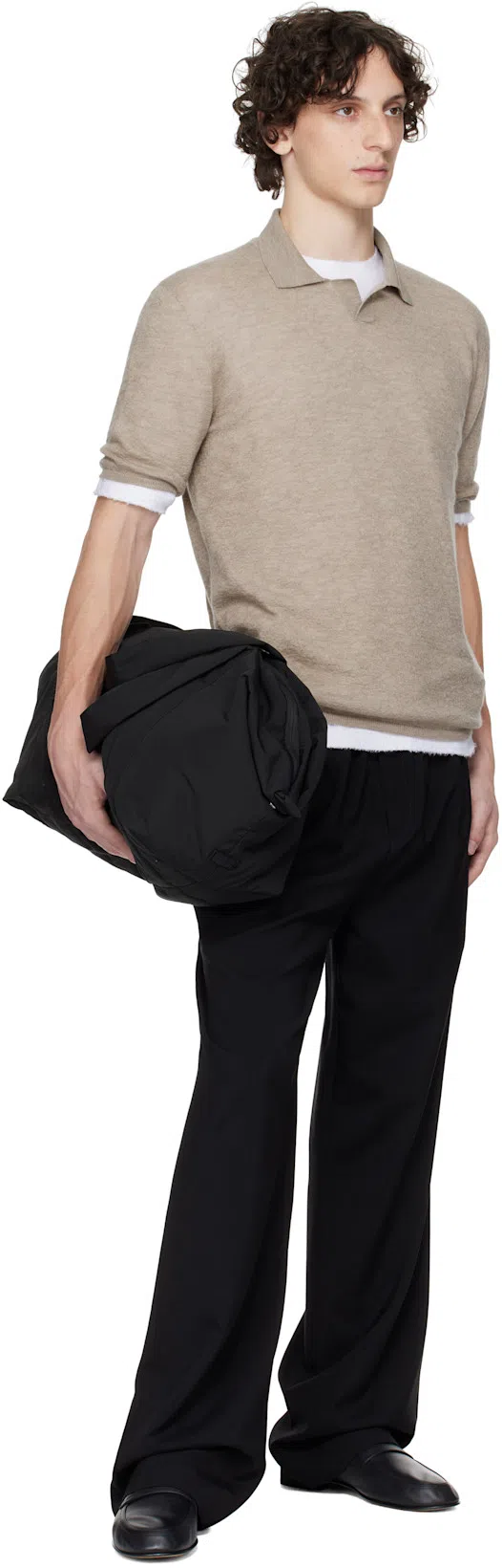 THE ROW Boxy Cut Cotton T-shirt With Short Sleeves In White