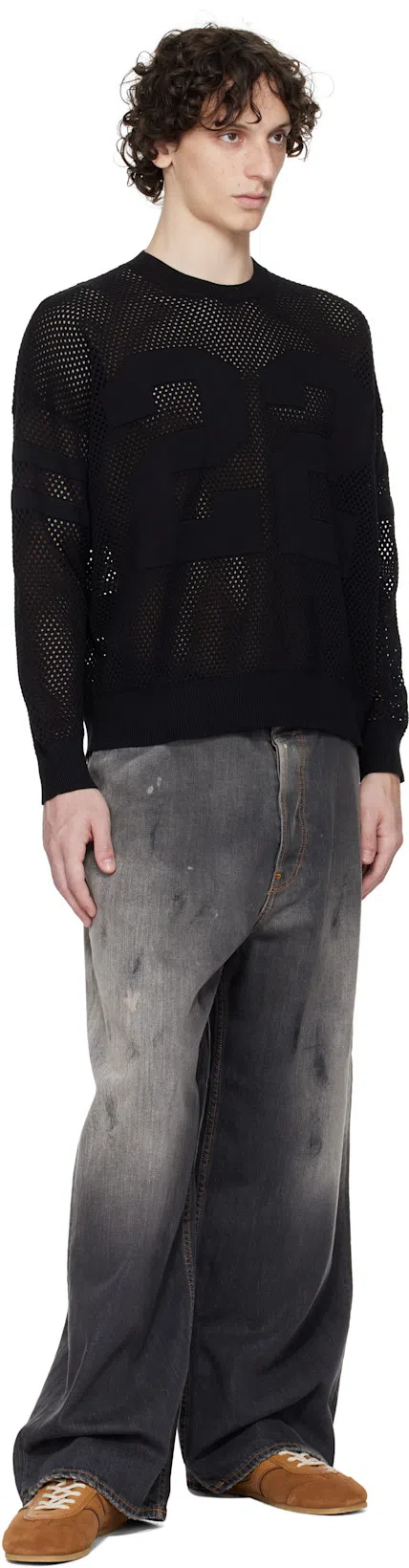 ACNE STUDIOS Black Super Baggy Fit 2023 Jeans