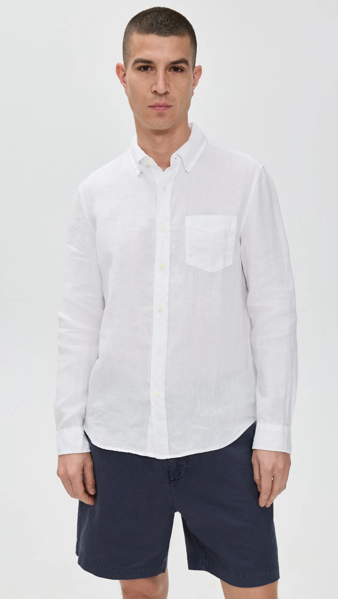 ALEX MILL Mill Shirt In Paper Poplin In White