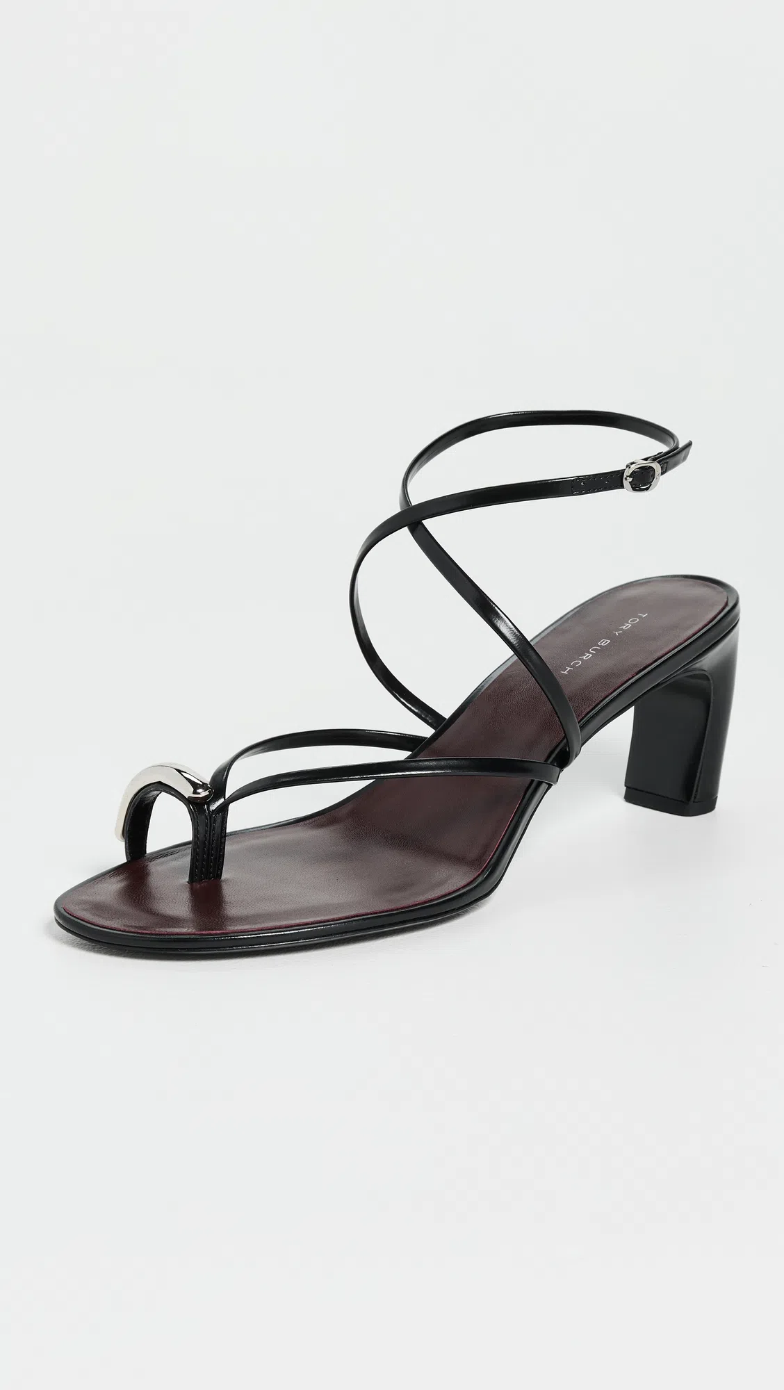 TORY BURCH Virginia Nylon Cylindrical Shoulder Bag In Black