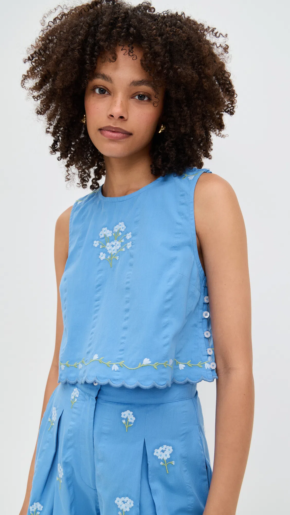 WARDROBE.NYC X Hailey Bieber Neutral Tank Top In Off White