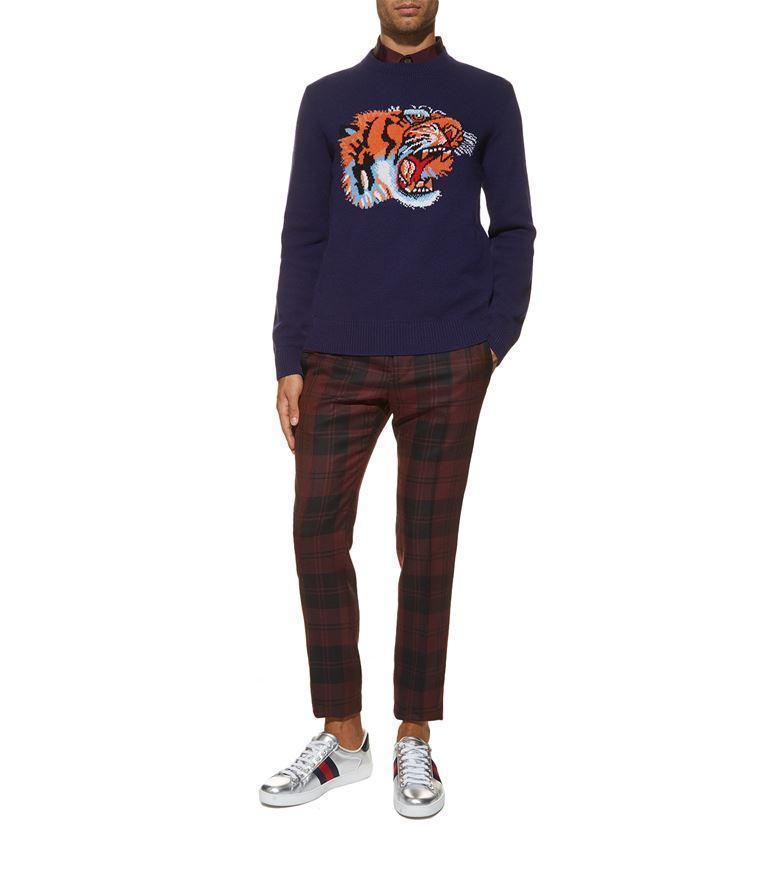 GUCCI Women Ace Leather Sneakers In Multi