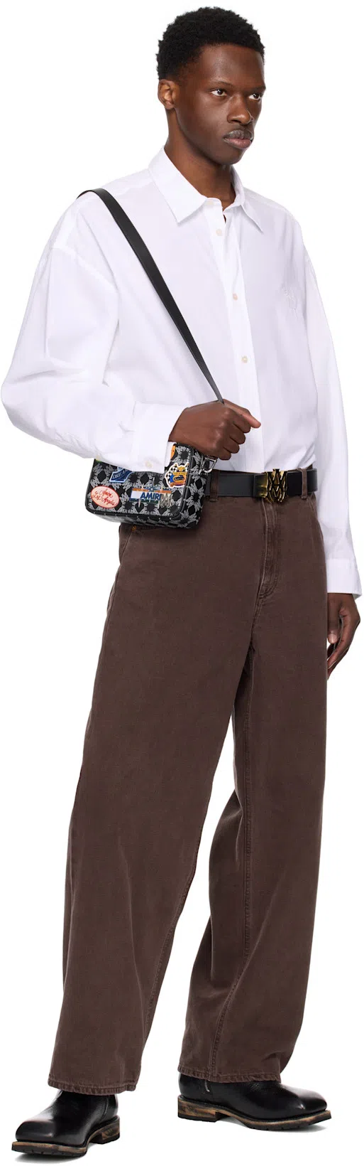 OUR LEGACY Black Leather Ankle Boots With Vintage Sole