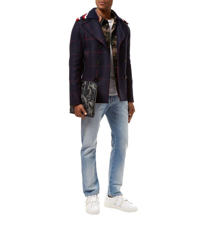 VALENTINO GARAVANI Valentino Rockstud Untitled Leather Sneaker In White