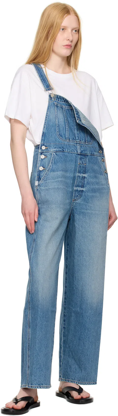 THE ROW Isha Oversize Cotton Jersey T-shirt In White