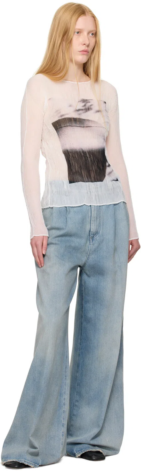 THE ROW Stella Nappa Leather Ballerinas In Black