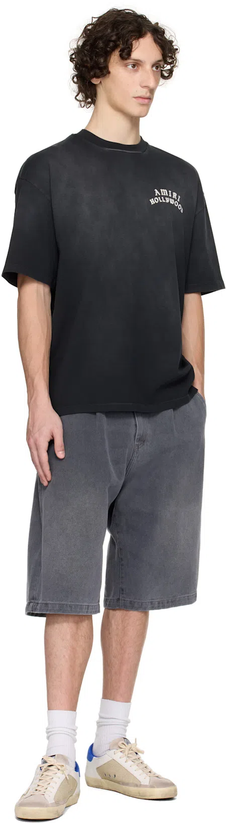 AMIRI Men's Hollywood Oversized T-shirt In Black