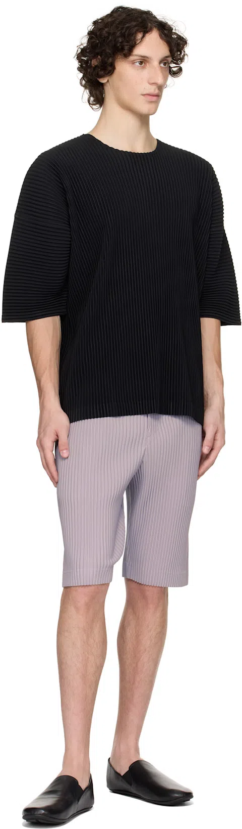 ISSEY MIYAKE Basics T-shirt In Black