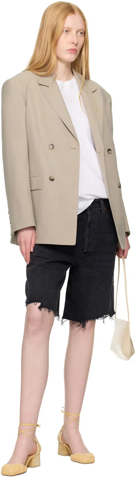 THE ROW Isha Oversize Cotton Jersey T-shirt In White