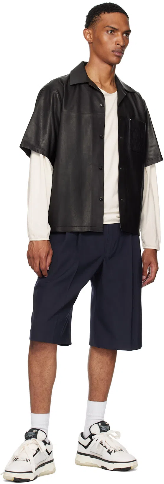 AMIRI White Leather Sneakers