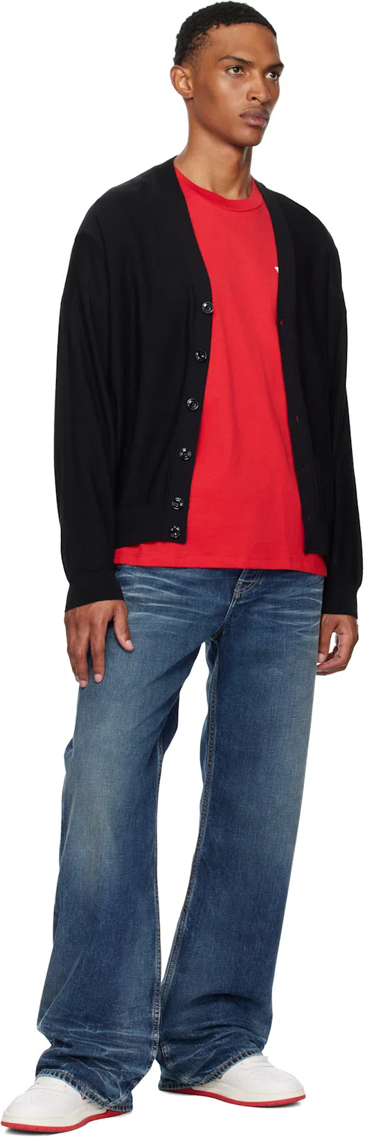 AMIRI Mens Red Ma Core Short-sleeves Relaxed-fit Cotton-jersey T-shirt