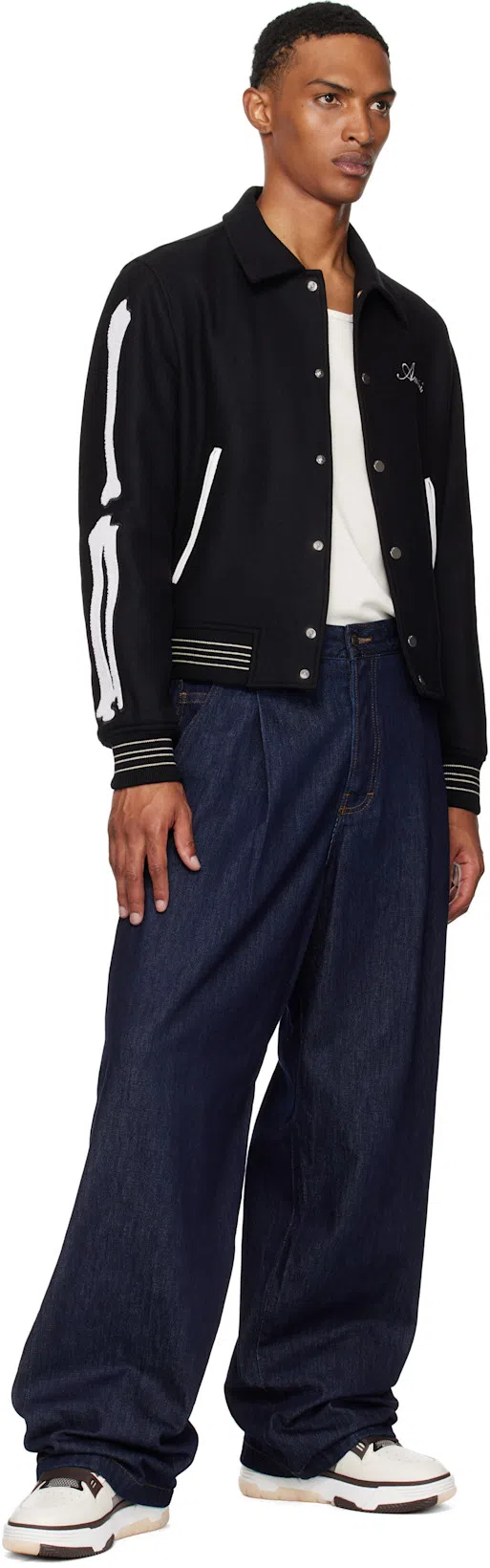 AMIRI Brown Low Top Sneakers With Logo Detail On The Side And Mesh Panels In Red