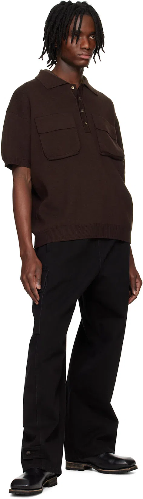 OUR LEGACY Black Leather Ankle Boots With Vintage Sole