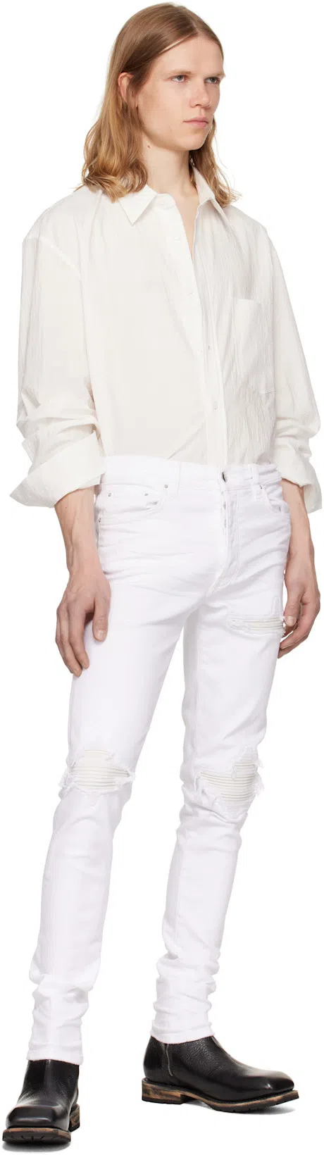 OUR LEGACY Black Leather Ankle Boots With Vintage Sole