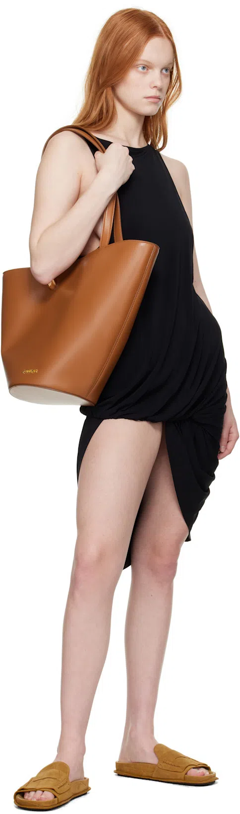 JACQUEMUS Les Sandales Mocassin In Brown