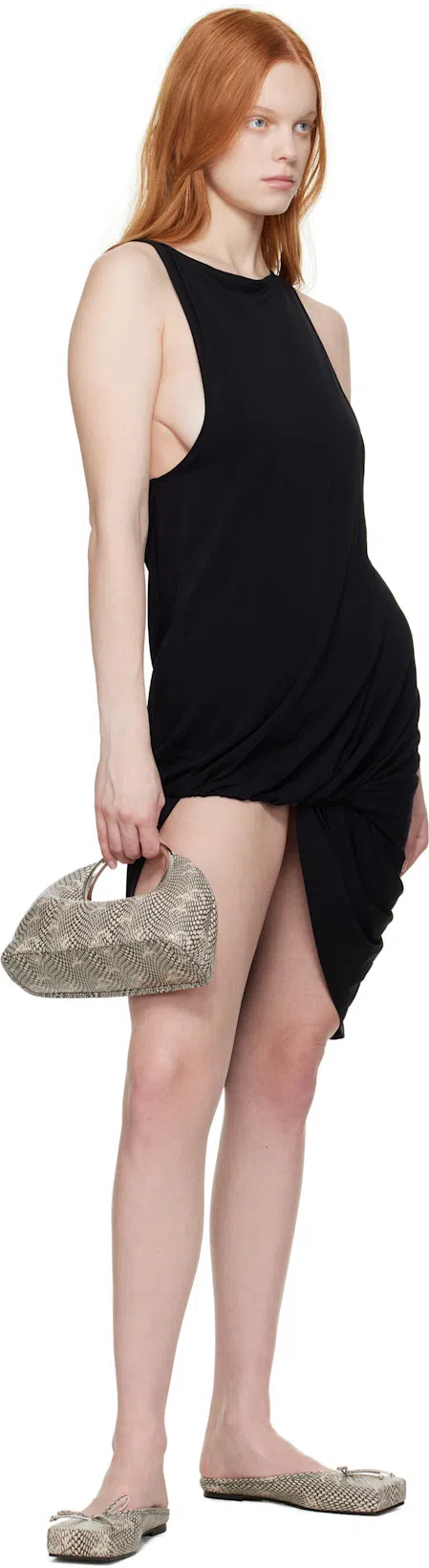 JACQUEMUS Les Mules Plates Ballet In Transparent