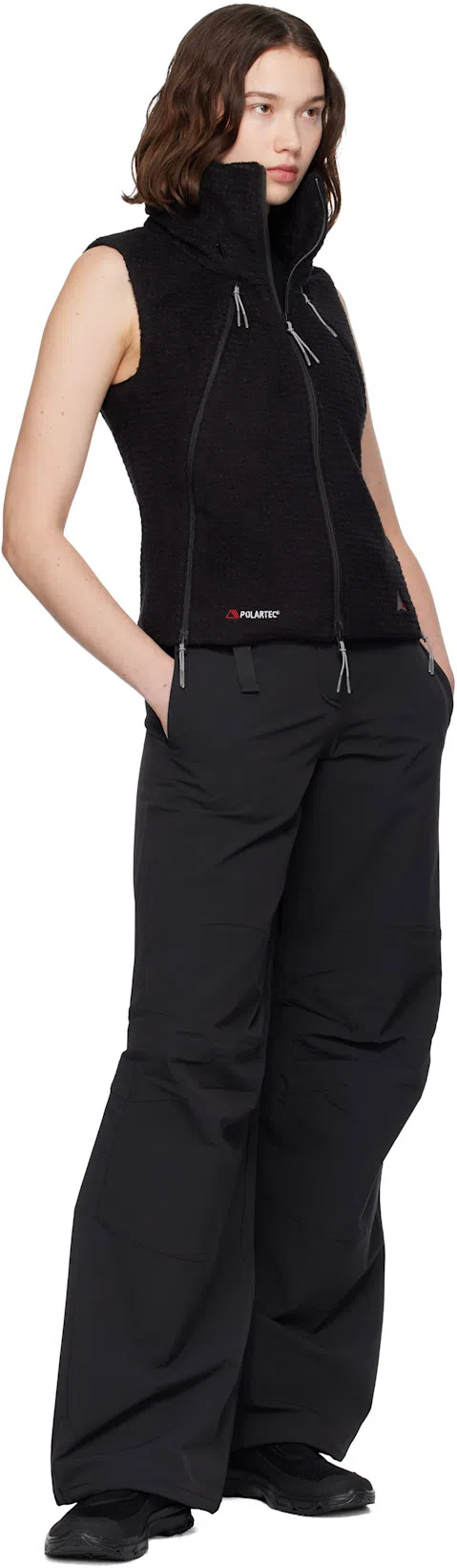 SALOMON Rx Marie-jeanne Rubber-trimmed Mesh Sandals In Black