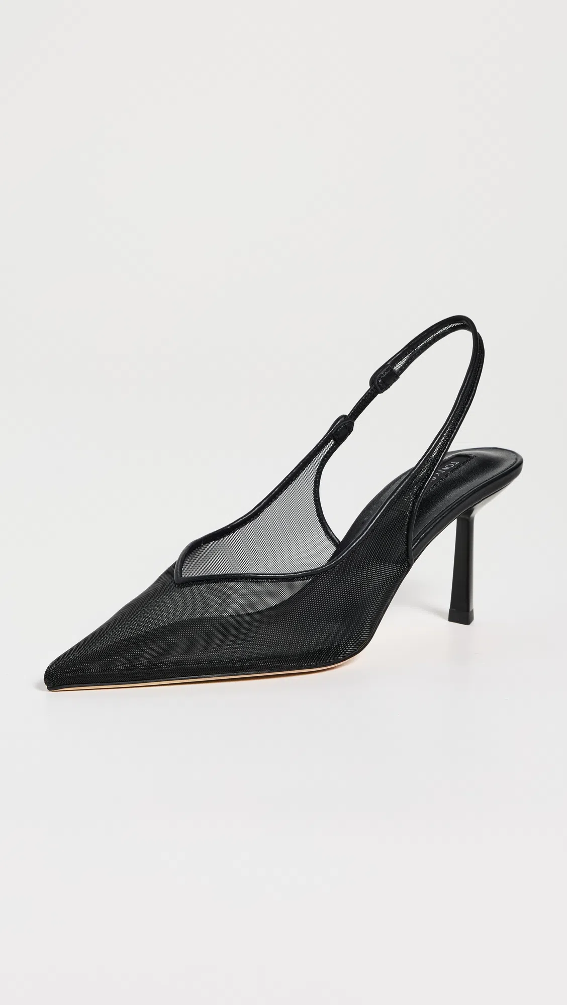 TONY BIANCO Breeze Slingback Pointed Toe Pump In Black
