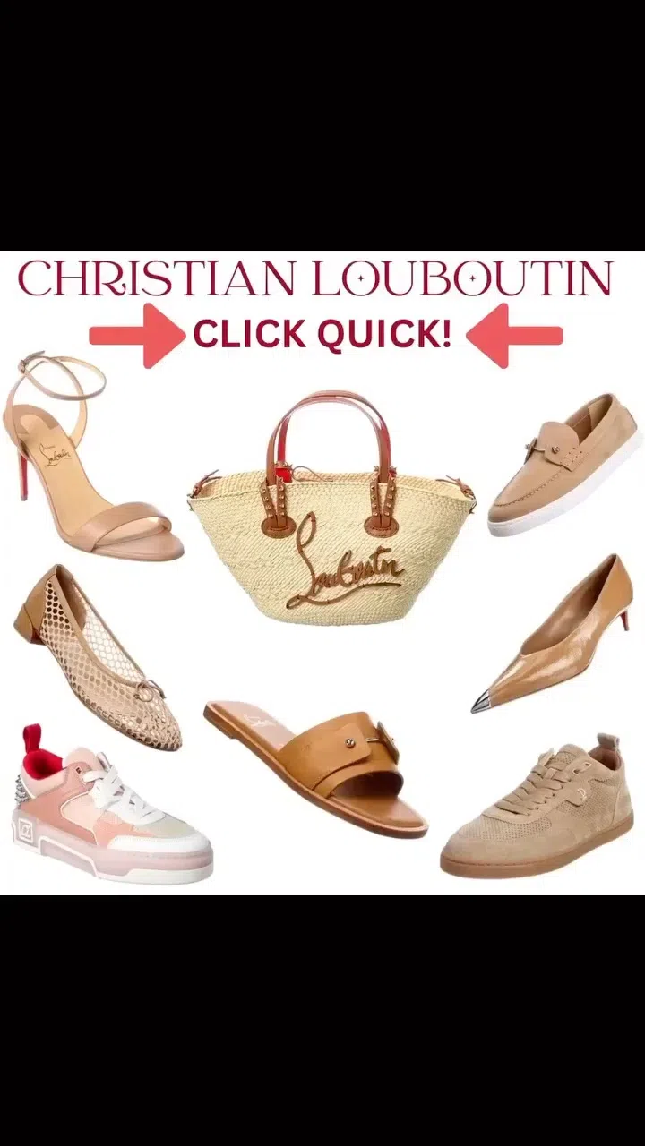 CHRISTIAN LOUBOUTIN Cabata Large Basket Tote Bag In Raffia And Leather In Neutral
