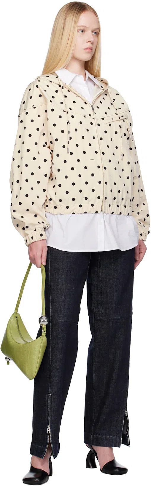 JACQUEMUS Women's Le Cargo De-nîmes Jean In Navy