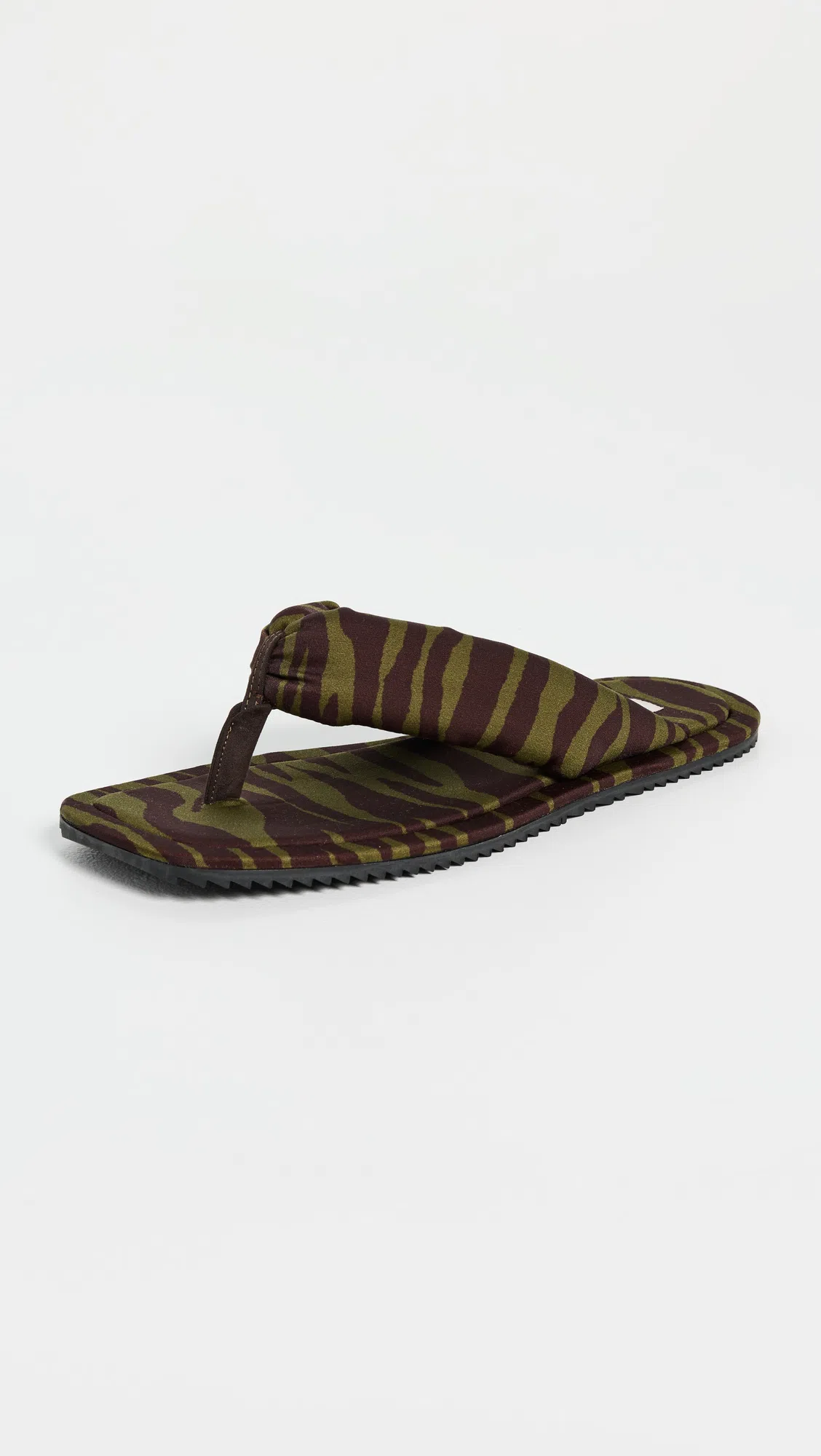 ATTICO Indie Flip Flops In Brown