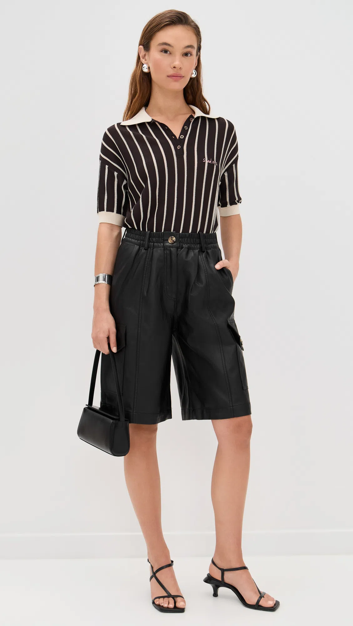 3.1 PHILLIP LIM Sleeveless Plaid Organza Flounce Top In Neutral