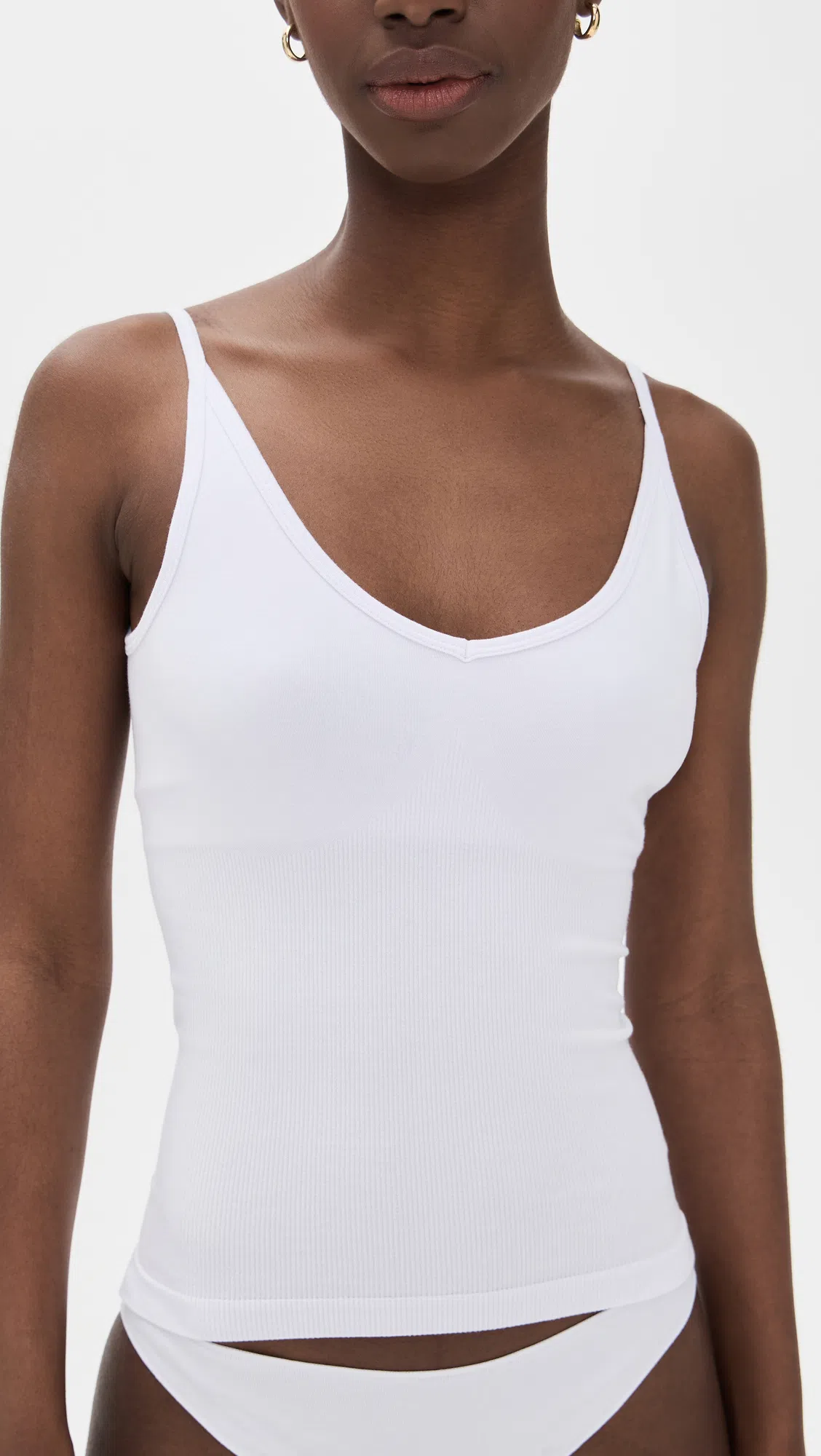 LUNYA Seamless Modal Tank In Sincere White