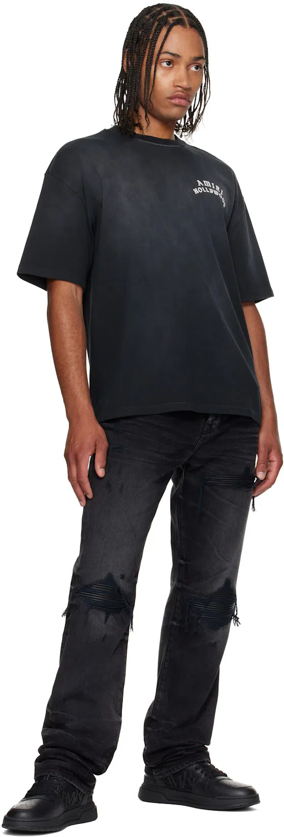 AMIRI Men's Hollywood Oversized T-shirt In Black