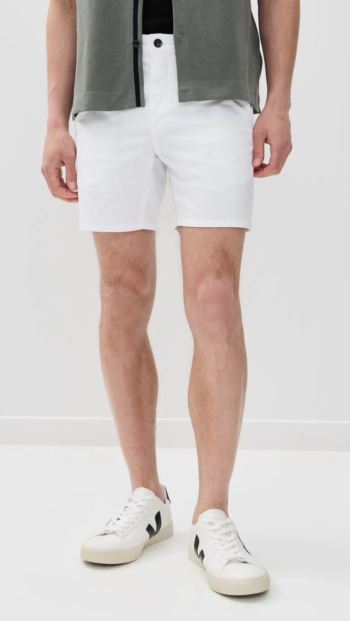 RAG & BONE Standard Chino Shorts 6.5 White