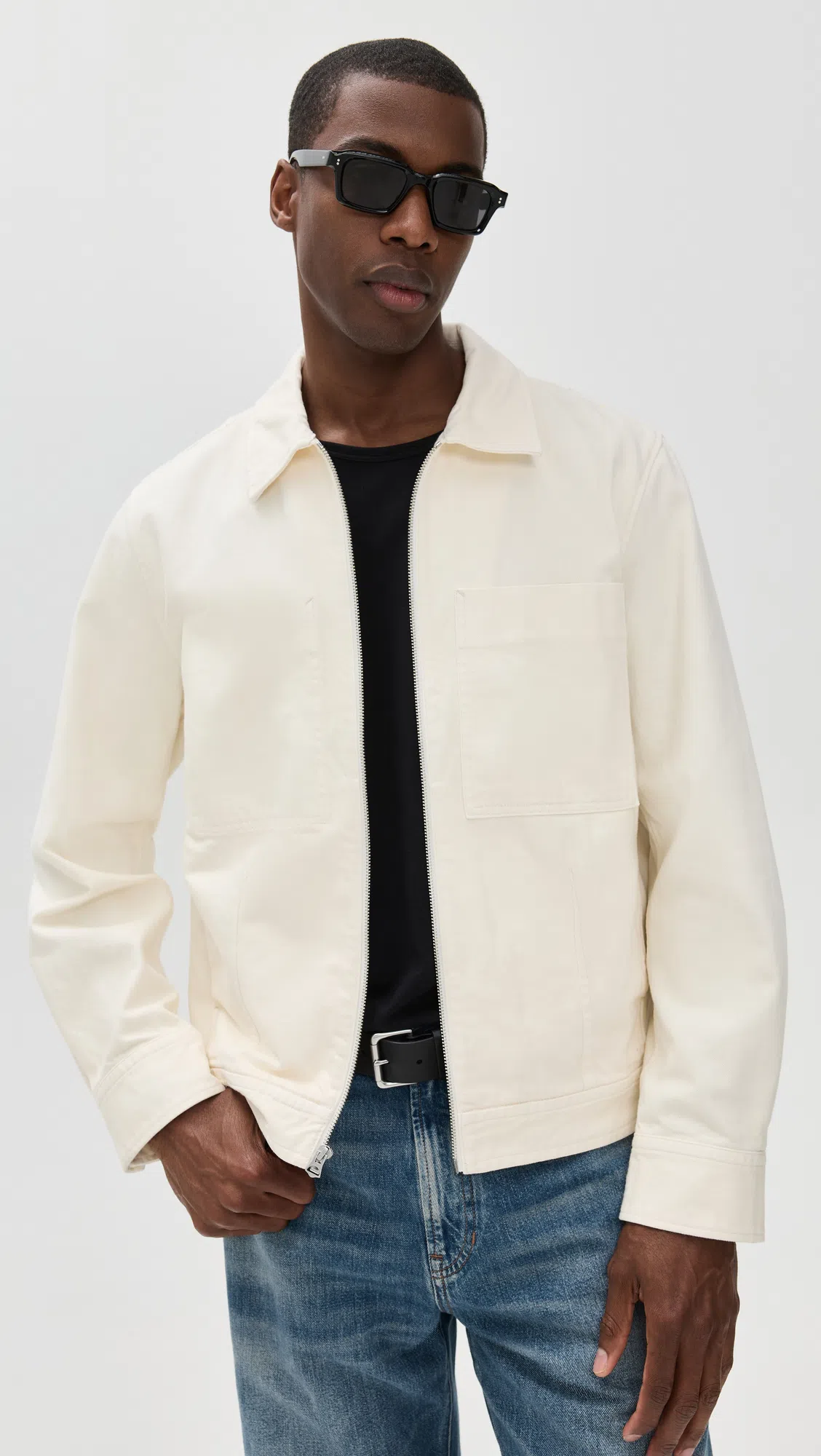 MADEWELL Allday Garment Dyed Cotton T-shirt In Black Coal