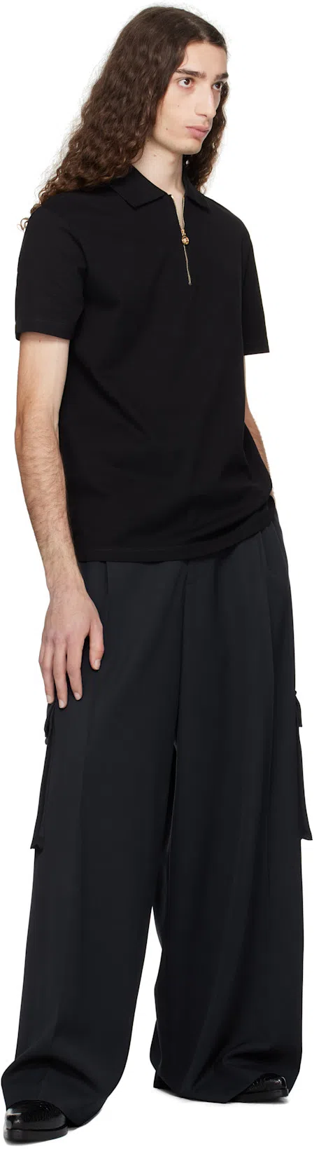 DRIES VAN NOTEN Piers Cargo Pants In Black